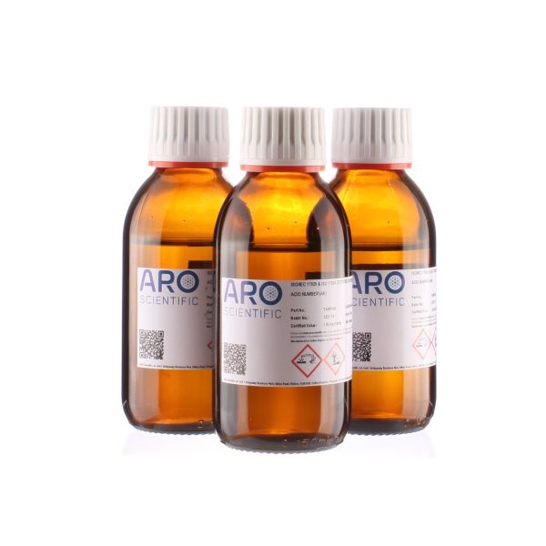 TAN015/3 - Chỉ Số Axit (AN) Chất Chuẩn Được Chứng Nhận ISO/IEC 17025 & ISO 17034, Giá trị 1.49 mg KOH/g, 3 x 125 g