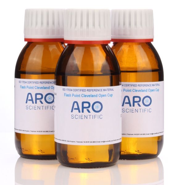 CRM-COC20 - Điểm Chớp Cháy Chất Chuẩn Được Chứng Nhận (CRM), Cốc Hở Cleveland, ASTM D92, Chứng Nhận ISO/IEC 17025 & ISO 17034