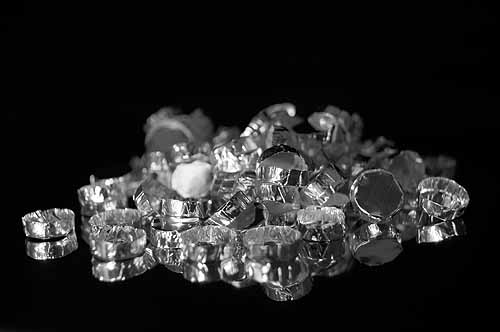 Đĩa Cân Bạc Dạng Ép 3 x 10 mm – Gói 100 Cái
