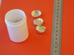 Đĩa Cân Thiếc Dạng Ép Siêu Mỏng 5 x 20 mm – Gói 100 Cái